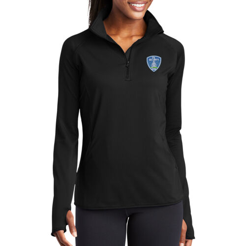 Sport-Tek® Women's Sport-Wick® Stretch 1/4-Zip Pullover Thumbnail